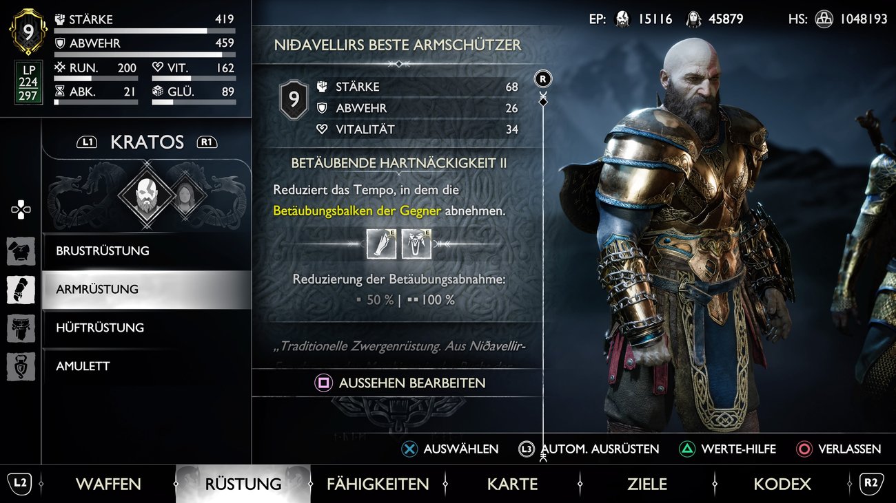 God of War Ragnarök Alle Rüstungen und ihre Vorteile