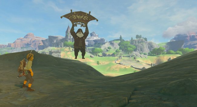 Das Parasegel ist eines der wichtigsten Items in Zelda - Breath of the Wild.