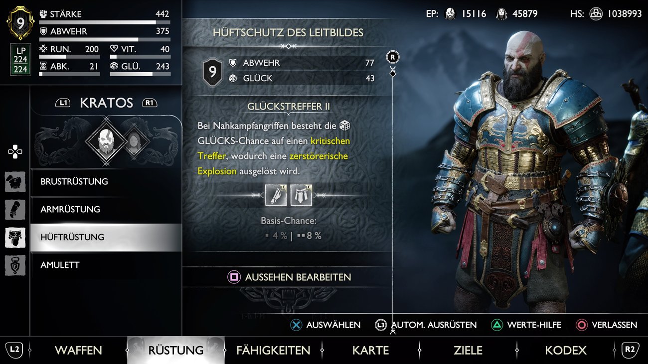 God of War Ragnarök Alle Rüstungen und ihre Vorteile