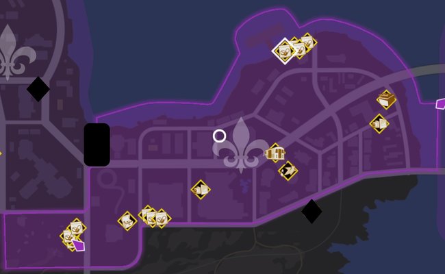 Karte mit allen Entdeckungen in El Dorado (Quelle: Screenshot spieletipps).