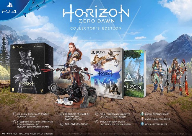 Collector's Edition: Die 23 cm große Aloy-Figur stammt von Gentle Giant.