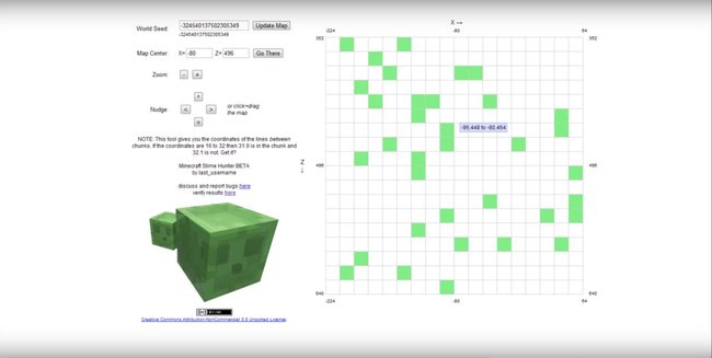 Minecraft: Slime finden ist mit einem Chunkfinder wesentlich einfacher