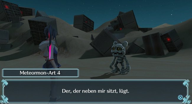 Meteormon-Art 4 verdächtigt seinen Nachbarn, ist aber selbst der Lügner.