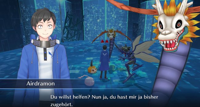 Das Airdramon scheint eigentlich ganz nett zu sein.