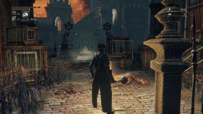 Eileen, die Krähe werdet ihr zum ersten Mal im Zentrum von Yharnam treffen.