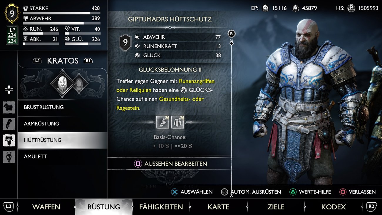 God of War Ragnarök Alle Rüstungen und ihre Vorteile