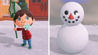 Animal Crossing: New Horizons - Perfekten Schneemann bauen und Riesenschneeflocken finden