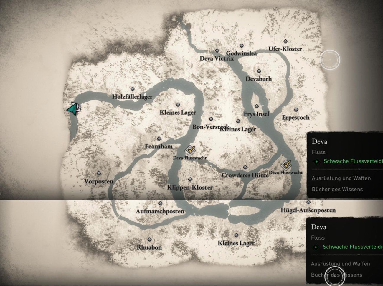 Fluss Exe Assassins Creed Valhalla Karte AC Valhalla: Karte mit allen Gebieten