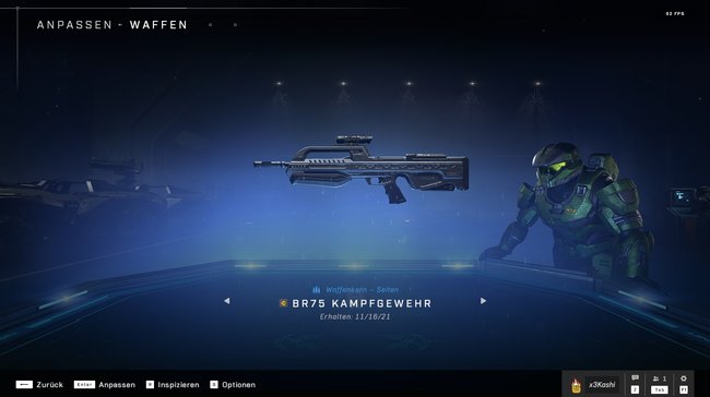 Präzise und tödlich: Das BR75 Kampfgewehr zählt zu den besten Waffen in Halo Infinite.