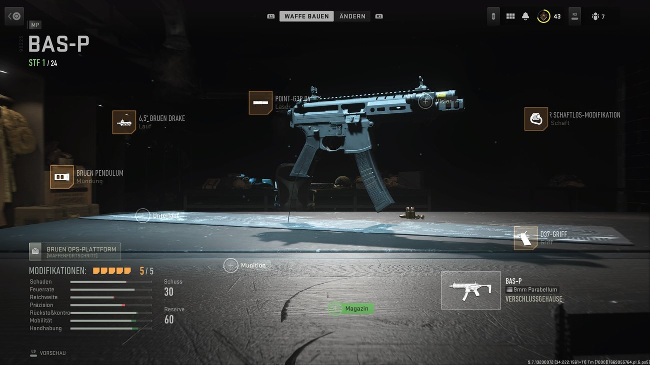 Cod Bas CoD MW 2: BAS-P - Bestes Setup, Aufsätze & Werte