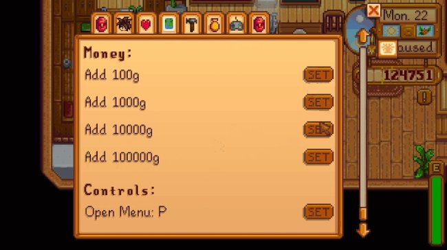 In diesem Menü findet ihr alle Cheats für Stardew Valley.