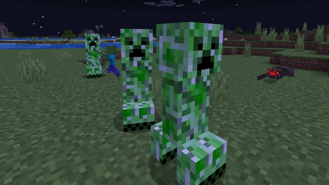 In Minecraft werden alle feindlichen Einheiten als Mobs bezeichnet. (Bildquelle: Screenshot spieletipps)