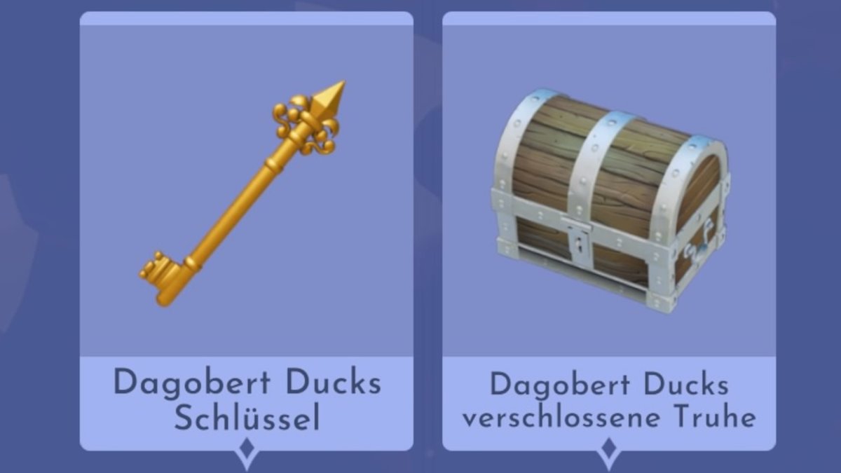 Dagoberts Schlüssel finden in Disney Dreamlight Valley