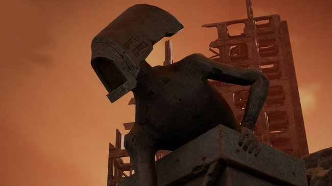 Diese böse dreinschauende Statue lässt an das Alien aus der gleichnamigen Filmreihe erinnern.