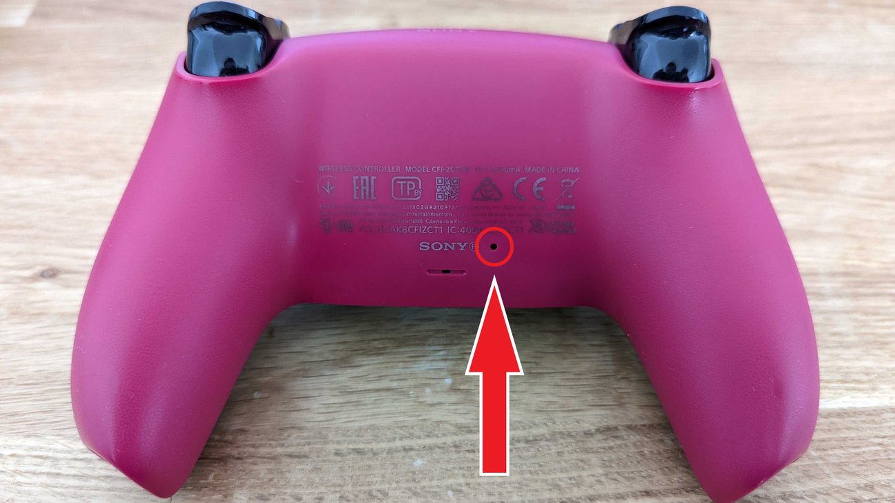 PS5Controller Reset durchführen und ausschalten