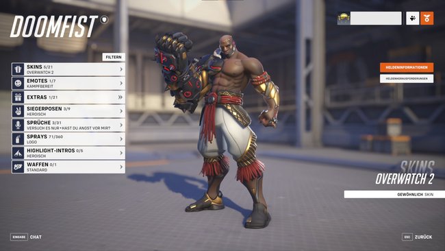 Die Faust ist stärker als das Schwert – Doomfist verteilt metallene Schläge. (Bildquelle: Screenshot spieletipps)