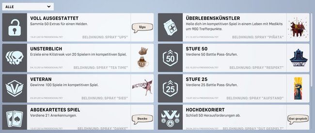 Im Karriereprofil könnt ihr eure Erfolge einsehen. (Bildquelle: Screenshot spieletipps)