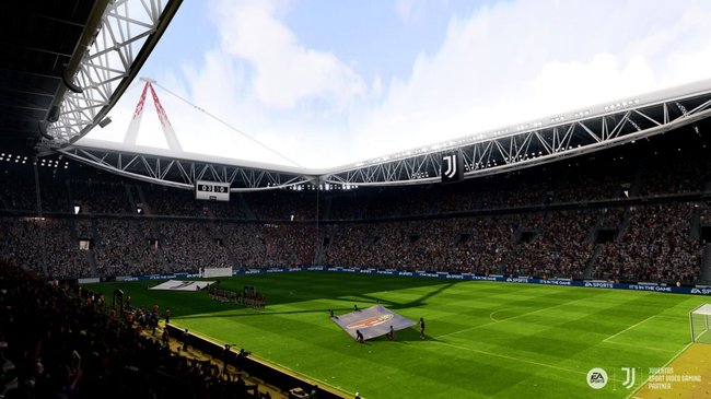 Das Allianz Stadium vom Juventus Turin kehr in FIFA 23 zurück.