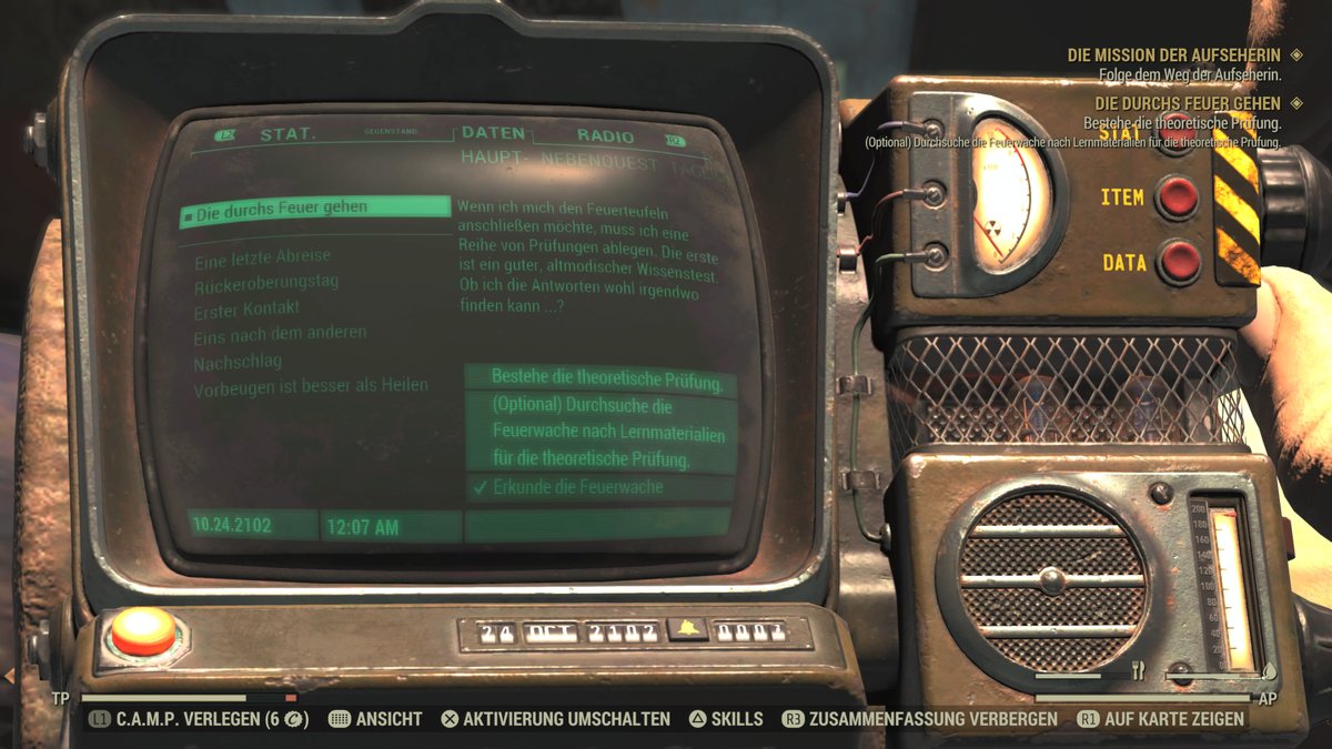 Fallout 76 Die Durchs Feuer Gehen Antworten
