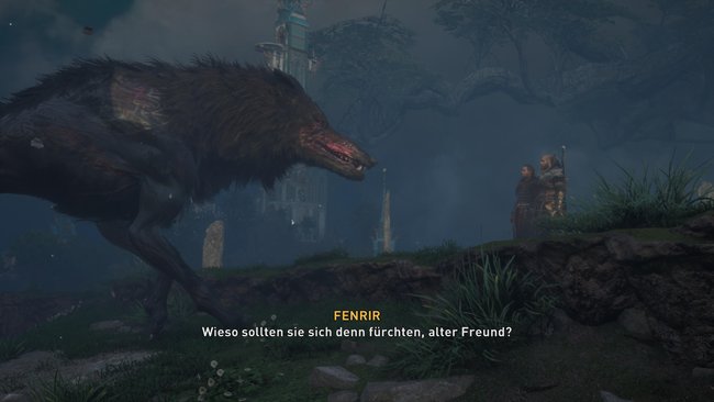 Havi will nun Fenrir entgültig festbinden, ohne aber darüber nachzudenken, ob dieser wirklich nur ein Monster ist.