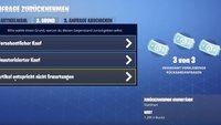 Fortnite: Skins verkaufen und V-Bucks rückerstatten