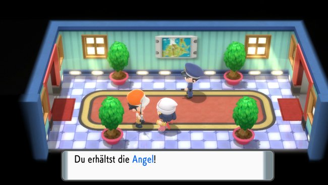 Die Angel erhaltet ihr von einem Angler auf Route 218.