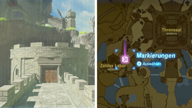 Fundort: Vor Zeldas Gemach in Schloss Hyrule.