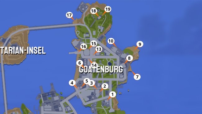 Alle Kleidungsstücke in Goatenburg findet ihr hier. (Bildquelle: Screenshot spieletipps)