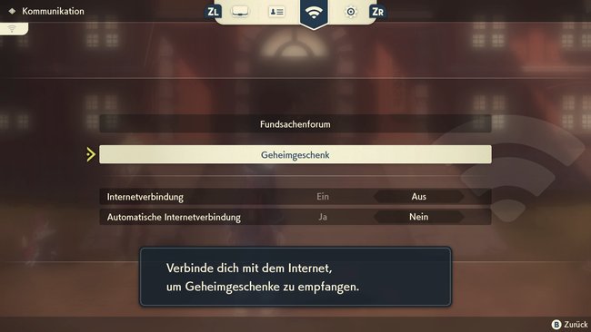 Habt ihr die beschriebene Bedingung erfüllt, sollte dieses Menü bei euch im Spiel erscheinen.