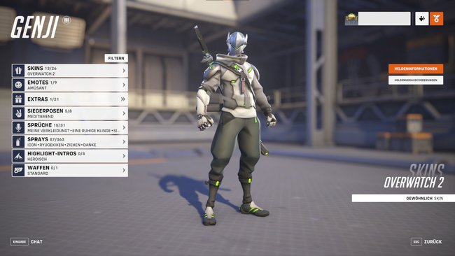 Genji schadet seinen Gegner mit Shuriken und Schwertern. (Bildquelle: Screenshot spieletipps)