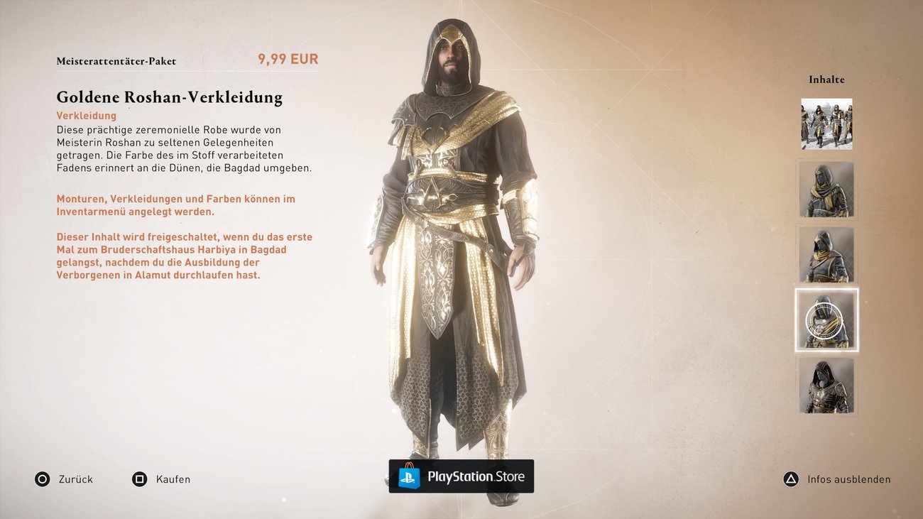 Assassins Creed 2 Goldene Maske Stehlen AC Mirage: Beste Rüstung, Monturen & Verkleidungen finden