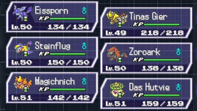 Pokémon nutzt eine etwas andere Abkürzung für HP. Die Bedeutung bleibt jedoch die gleiche. (Bilquelle: Screenshot spieletipps)