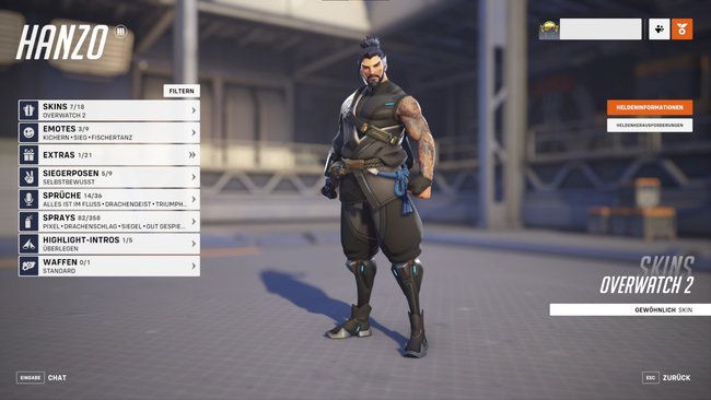 Hanzo verlässt sich auf seinen Bogen. (Bildquelle: Screenshot spieletipps)