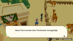 Harvest Moon: One World – Kaschmir-Ziege und andere Tiere freischalten