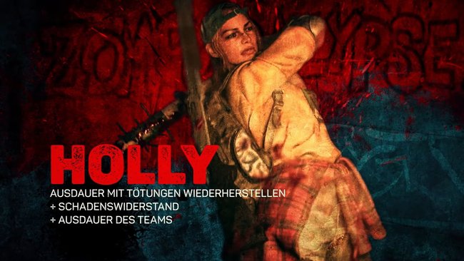 Holly ist der Charakter, der die Moral der Gruppe stärkt.