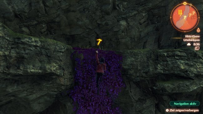 Solche Felswände könnt ihr in der Welt von Xenoblade Chronicles erklimmen. (Quelle: Screenshot spieletipps)