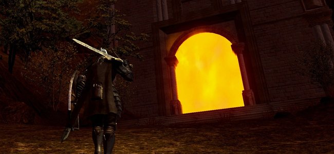 Die leuchtenden Nebelwände in Anor Londo, den Dämonenruinen und im Grabmal der Riesen könnt ihr erst durchschreiten, wenn ihr die Bosse in Anor Londo bezwungen habt.