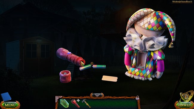 Um die Spielzeug-Taschenlampe wieder zum Laufen zu bringen, müsst ihr die Batterien mit denen des Spielzeug-Clowns tauschen.