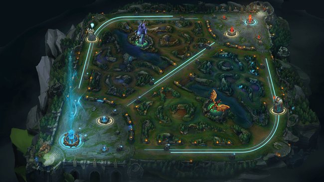 Diese Arena ist der zentrale Schauplatz in League of Legends. (Bildquelle: leagueoflegends.com)