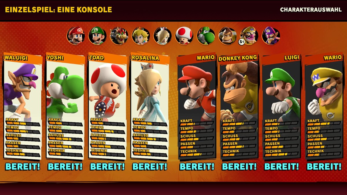 Mario Strikers Battle League: Bestes Team & beste Charaktere