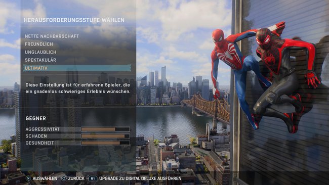 Nach Abschluss der Story schaltet ihr den Schwierigkeitsmodus Ultimativ frei. (Bildquelle: Screenshot GIGA)