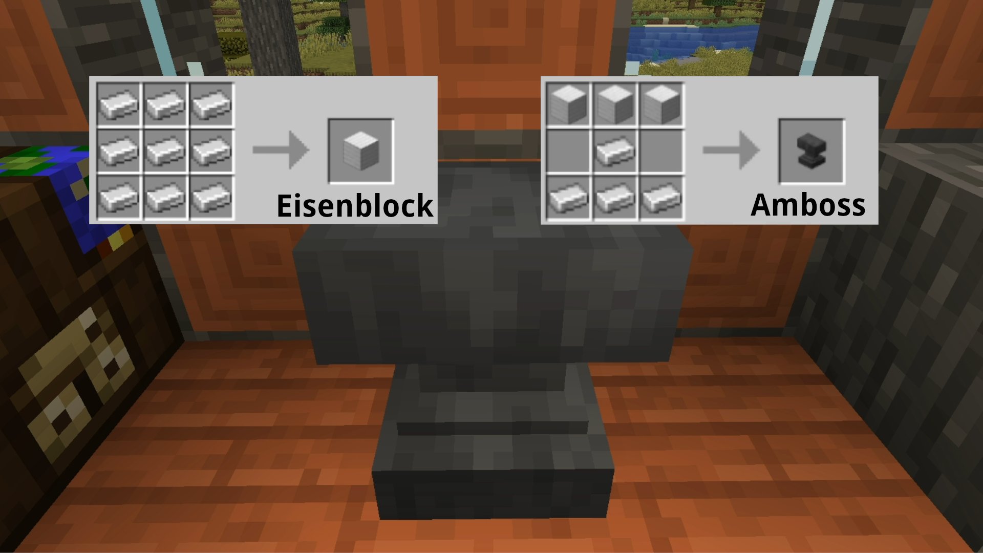 Minecraft: Amboss craften und benutzen