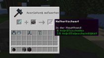 Netherite-Rüstung, -Schwert und -Tools craften | Minecraft