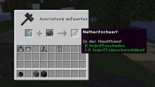 Netherite-Rüstung, -Schwert und -Tools craften | Minecraft