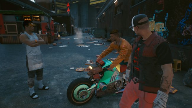 Diese beiden Typen wollen sich an Darrell rächen und sein Motorrad klauen.