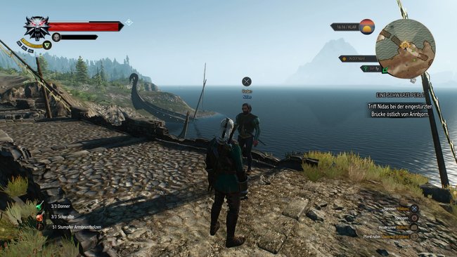 Ob die schwarze Perle auf Skellige auftauchen wird? (Bildquelle: Screenshot spieletipps)