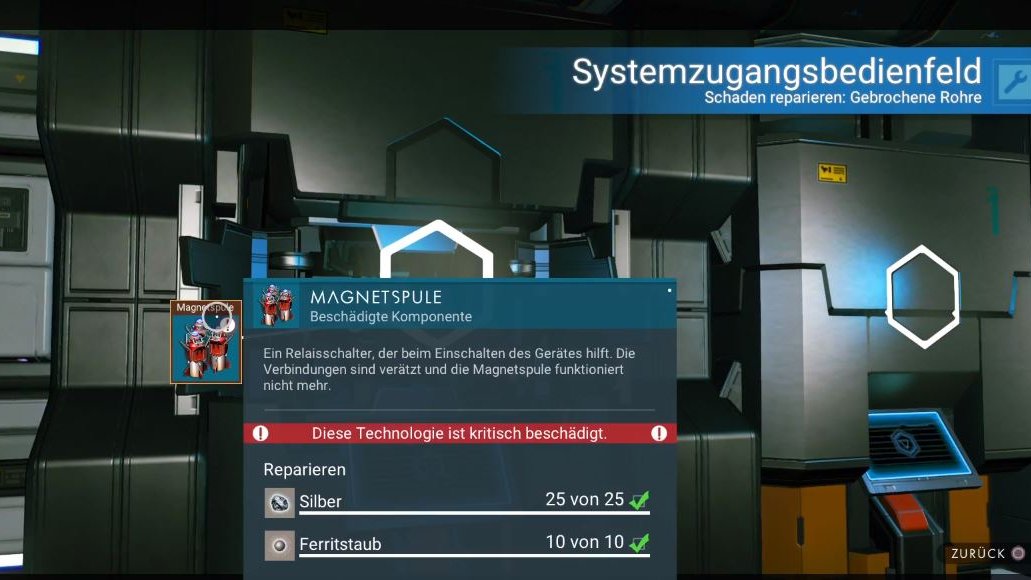 No Man's Sky Schiff Reparieren No Man's Sky: Fregatten rekrutieren und reparieren