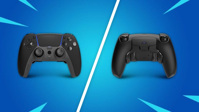 Ober- und Unteransicht des SCUF Reflex Base Controllers.