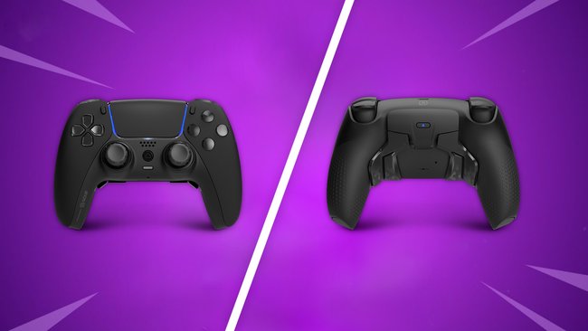 Ober- und Unteransicht des SCUF Reflex Pro Controllers.