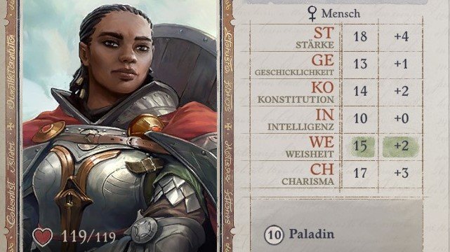 Seelah ist ein Paladin.